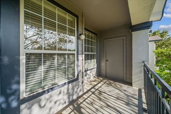 Private apartment balcony