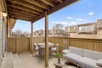 Private balcony