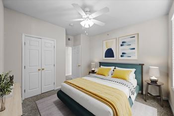 Spacious bedroom