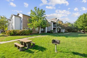 Picnic area with green space
