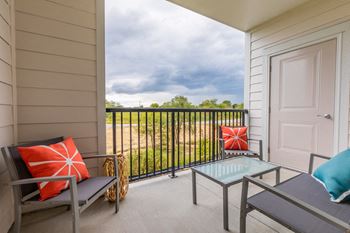 Large private patios & balconies