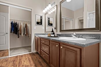 Luxurious master bathroom