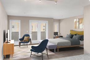 Kansas City apartment for rent - Comfortable Bedroom at Cambria Luxury Apartment Homes, Missouri, 64112