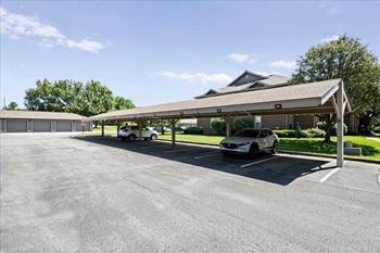 Covered parking available