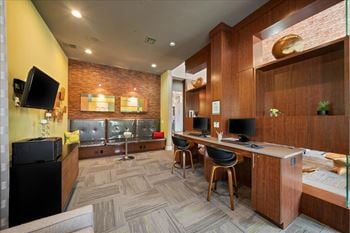 Business center with 2 computers & printer