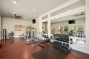 State-of-the-art fitness center