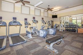 Lewisville apartment for rent - Fitness Studio at Cypress at Lewisville Apartment Homes, Texas, 75067