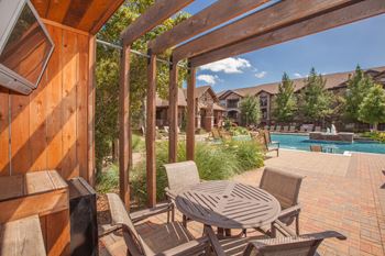 Poolside view 