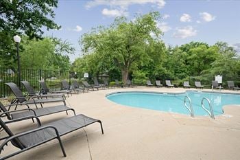 Shimmering swimming pool