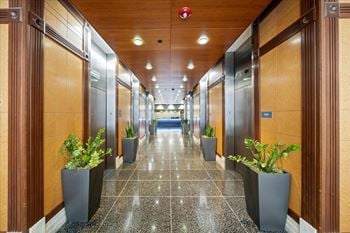 Elevator lobby at sky on main