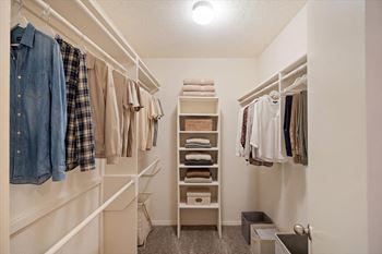 Spacious closets