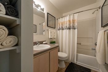 Built-in linen closets