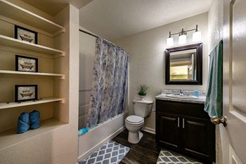 Built-in linen closets