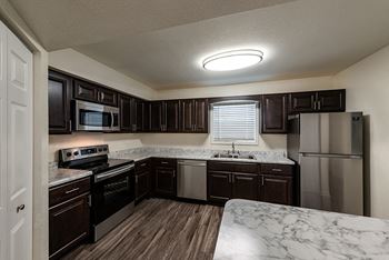 Designer kitchens in select units