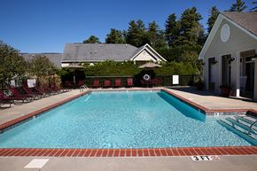 Arden apartment for rent - A pool with a 3 feet sign in front of it.