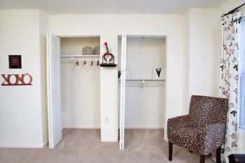 Spacious closets
