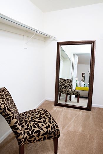 Spacious closets
