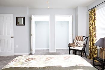 Spacious closets