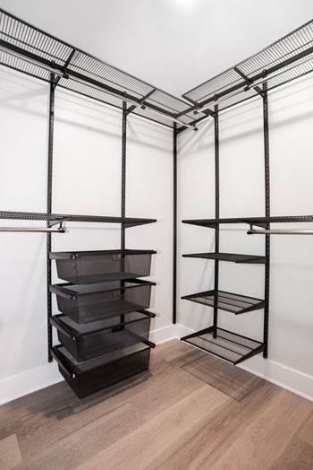 Custom track shelving