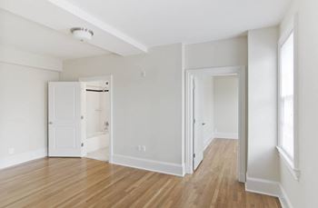 Gorgeous refinished floors, high ceilings, and more await you