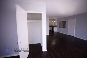 Inglewood apartment for rent - the living room and dining room of an empty house