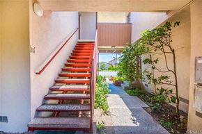 Downey apartment for rent - a set of stairs leading up to a house