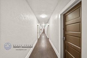 Wilmington apartment for rent - a look down the hallway of a 555 waverly unit from the front door