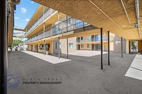 Wilmington apartment for rent - a view of the building from the outside of the beach front property management