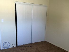 Inglewood apartment for rent - a pair of white closet doors in a room