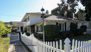 Laguna Beach apartment for rent - a white house with a white picket fence