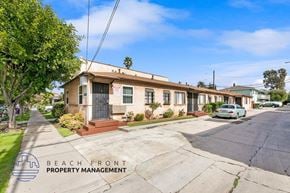 Long Beach apartment for rent - an apartment building with a car parked on the street