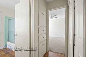Wilmington apartment for rent - A room with a doorway leading to a hallway.