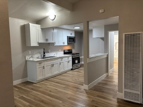Floor plan for 3 beds, 2 baths, 1134 sqft