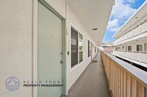 Torrance apartment for rent - A balcony with a view of the sky and buildings.