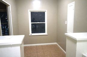 Wilmington apartment for rent - a bathroom with two counters and a window