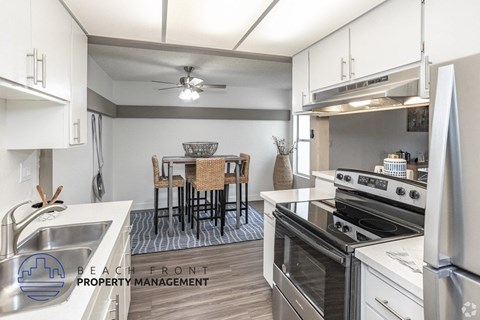 Floor plan for 1 bed, 1 bath, 752 sqft
