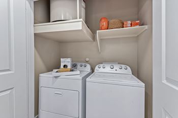 In-home, full-size washer and dryer sets
