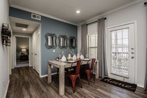 Arlington apartment for rent - an image of a dining room with a table and chairs