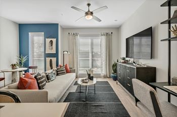 Studio, one- and two-bedroom open-concept floorplans with nine-foot ceilings*