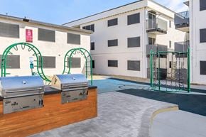 Las Vegas apartment for rent - a view of the playground at the bradley braddock road station apartments