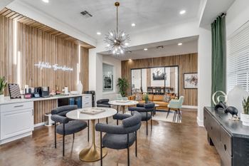 Resident lounge with coffee bar