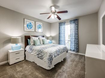 Durable vinyl wood flooring throughout, with plush new carpet in bedrooms*