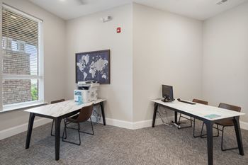 Coworking lounge