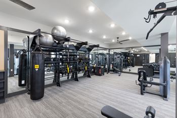 Strength training fitness center