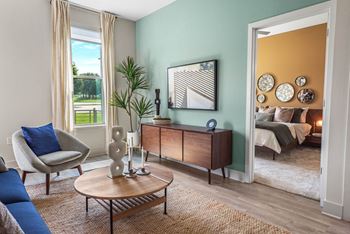 Plank wood-style flooring