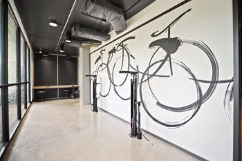 Bike storage room