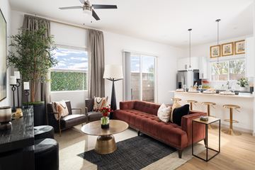 Surprise apartment for rent - a living room with a couch and a table