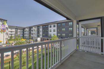 Spacious patios