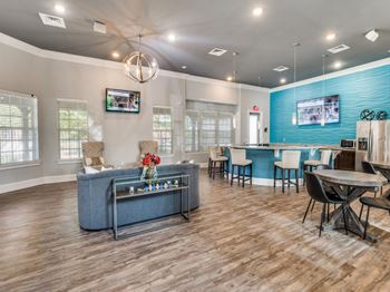 Relaxing clubhouse with gourmet kitchen