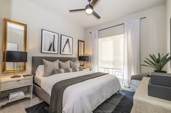 Plush carpeting in bedrooms
